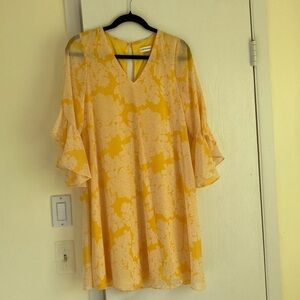 Calvin Klein Vibrant Yellow Dress